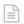 Document history icon is a page