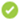 White check mark inside a green circle