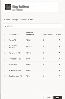 Assign Locations image shows assign location panel