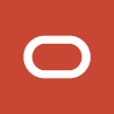 Red icon with a white O in the center