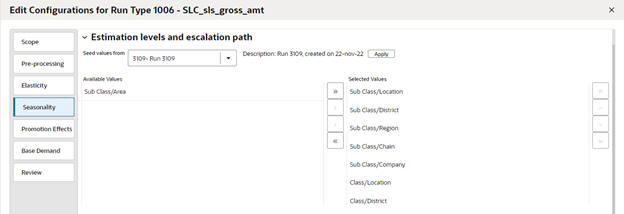 This image shows edit configurations.