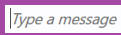 type message