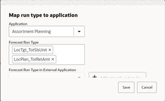 This image shows providing additional map run type.