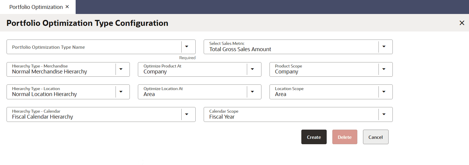 This image shows create scenario.
