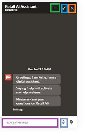 This image shows the chat widget. This image shows the chat widget.