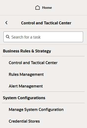 Control and Tactical Center Control and Tactical Center