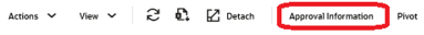 Approval information
