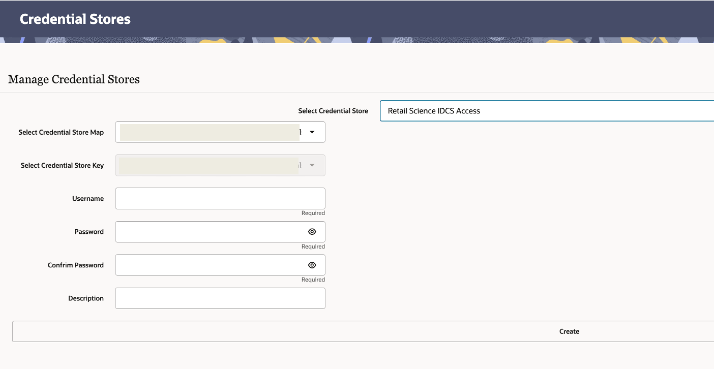 Manage Credential Stores Manage Credential Stores