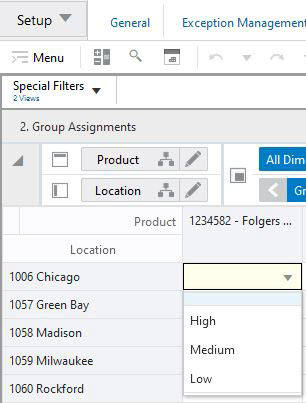 Group Assignments View Group Assignments View