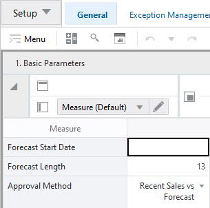 Basic Parameters View Basic Parameters View