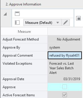 Approve Information View Approve Information View