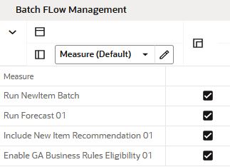 Batch Flow Management View