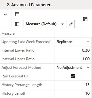 Advanced Parameters View