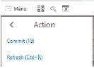 Refresh Menu Option