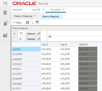 History Mapping View