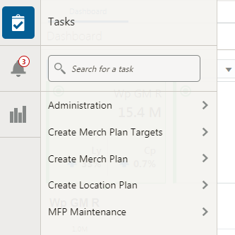 Tasks Menu Tasks Menu