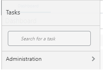 This figure shows the Admin Tasks for the RPASCE Bootstrap task. This figure shows the Admin Tasks for the RPASCE Bootstrap task.