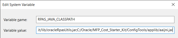 Example of RPAS_JAVA_CLASSPATH Variable