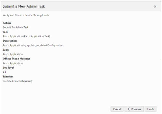 This figure shows the Verify and Confirm screen.