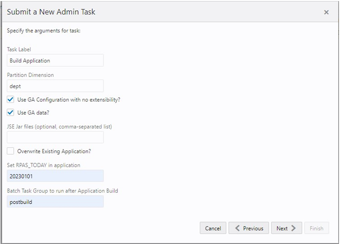 This figure shows the task arguments.