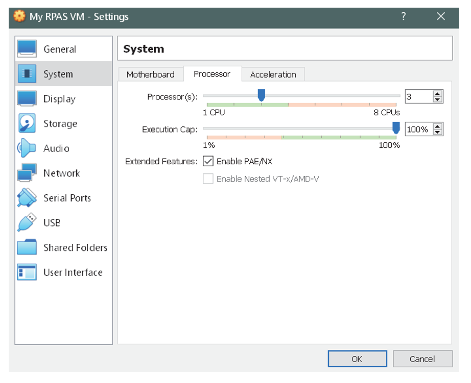 System Processor CPU Change