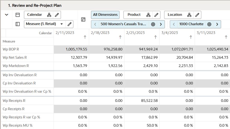 Review and Re-Project Plan View