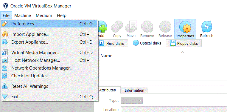 Click File and then select Preferences… Click File and then select Preferences…