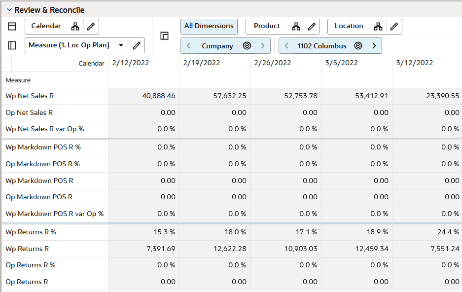 Review & Reconcile View Review & Reconcile View