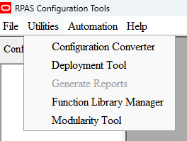 Modularity Tool Option