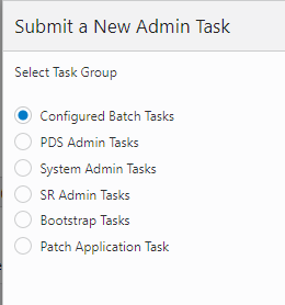 Submit a New Admin Task