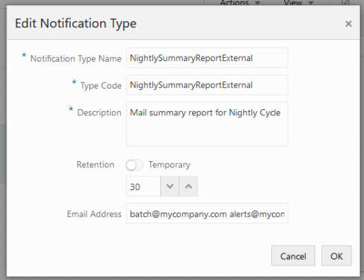 Edit Notification Types