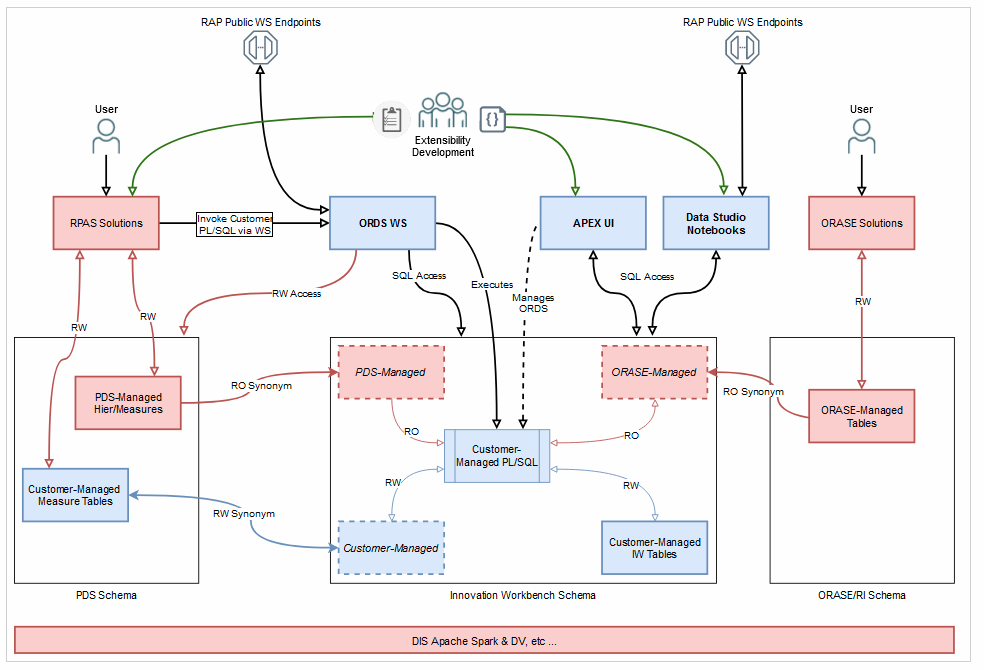 Diagram of IW schema in RAP Context