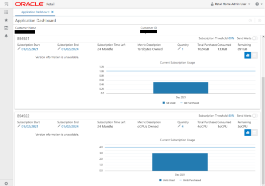 Storage and CPU Usage Statistics Storage and CPU Usage Statistics