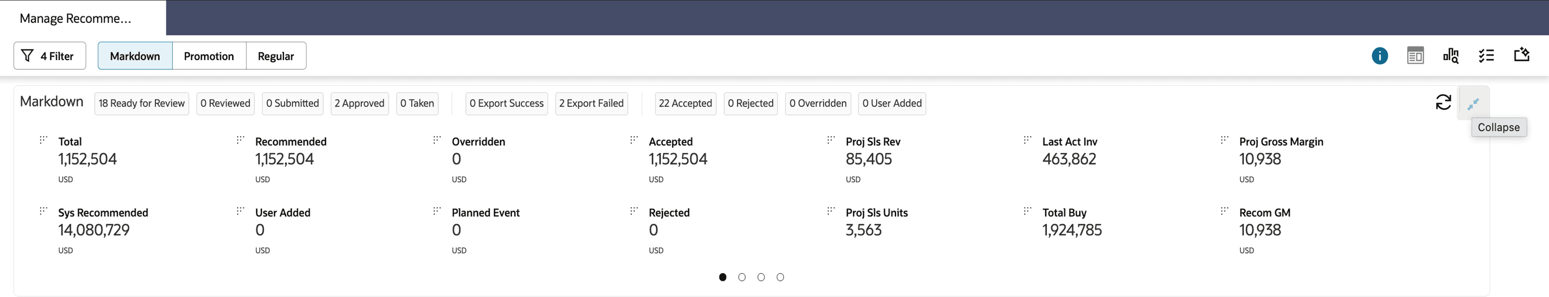 Summary Panel Expand Mode Summary Panel Expand Mode