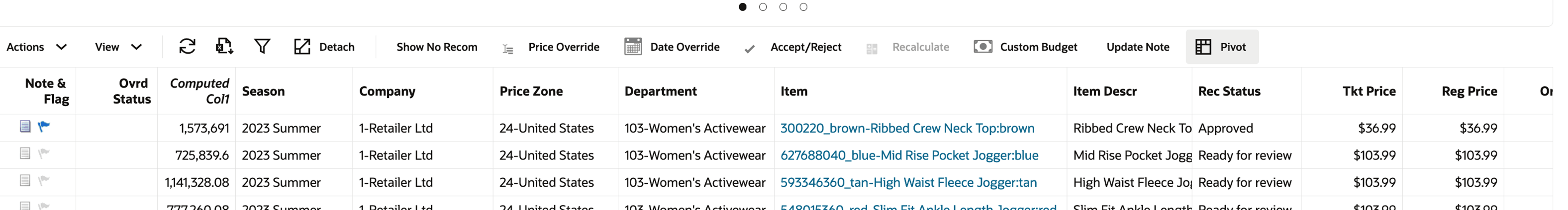 Pivot Action Image Pivot Action Image