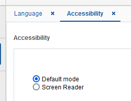 Enable Default Mode Enable Default Mode