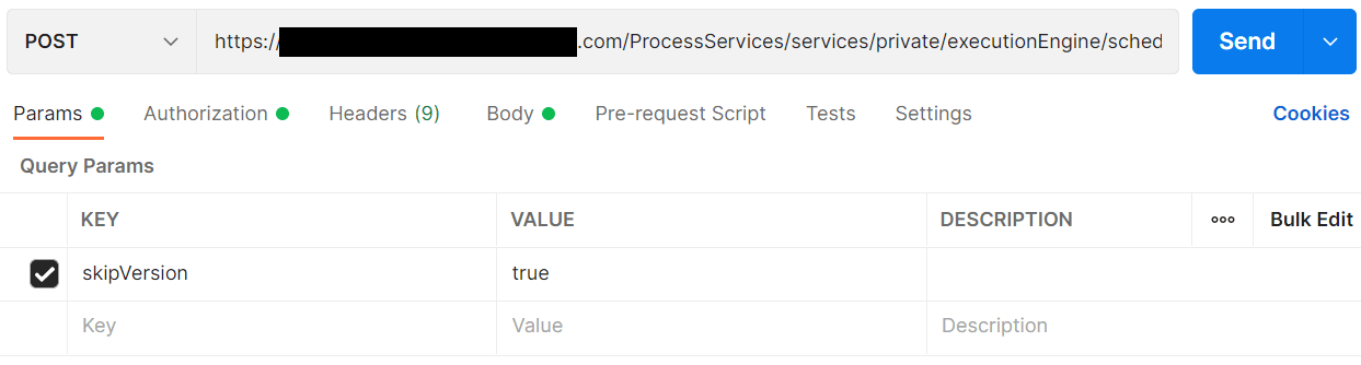 skipVersion Parameter skipVersion Parameter