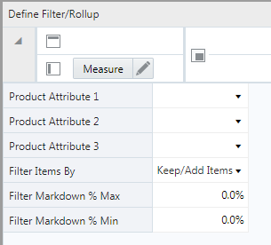 Define Filter/Rollup View