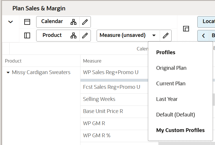 Measure Profiles