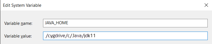 JAVA_HOME Variable