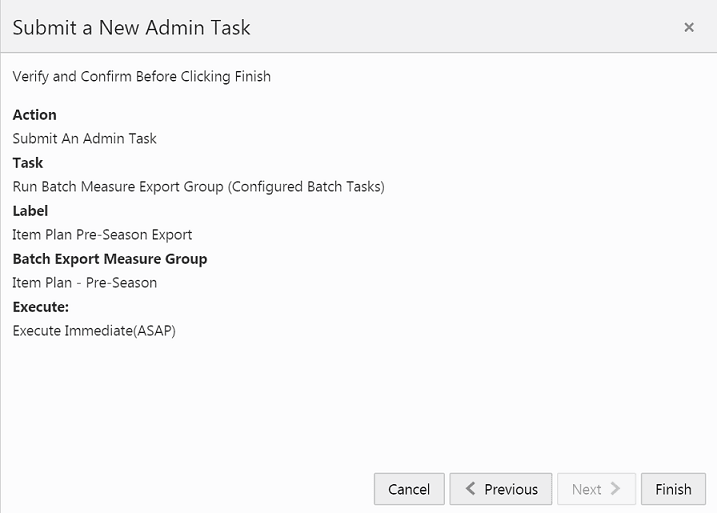 This figure shows the Confirm Action window.