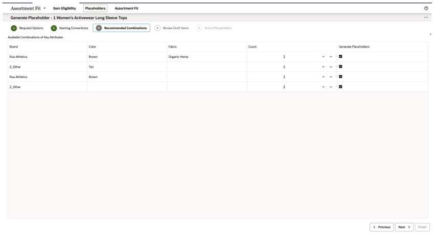Generate Placeholders View Generate Placeholders View