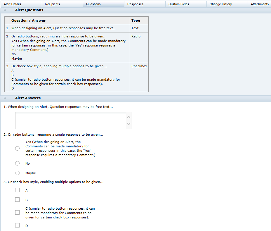 Alerts Management