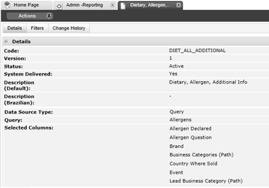 This figure shows the Data Source Details. This figure shows the Data Source Details.