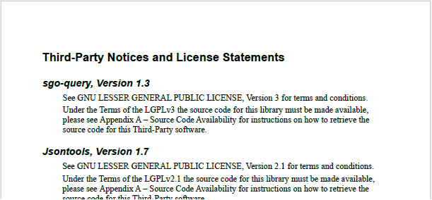 This figure shows an example of legal notices. This figure shows an example of legal notices.