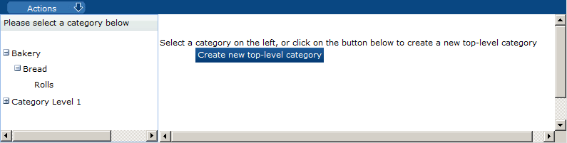 This figure shows the Business Categories page. This figure shows the Business Categories page.