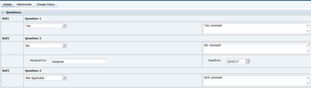 This figure shows checklist questions.