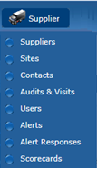 This figure shows the Supplier drop down. This figure shows the Supplier drop down.