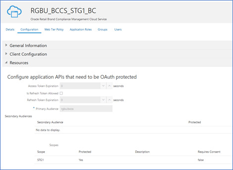 This image shows OAuth,