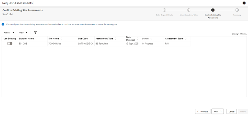This figure shows the confirmation page.
